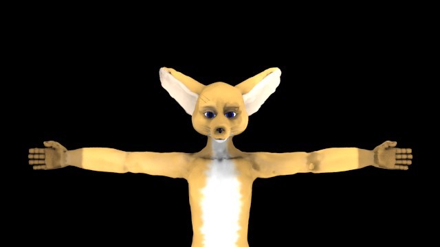 Fennec furry character preview image 1